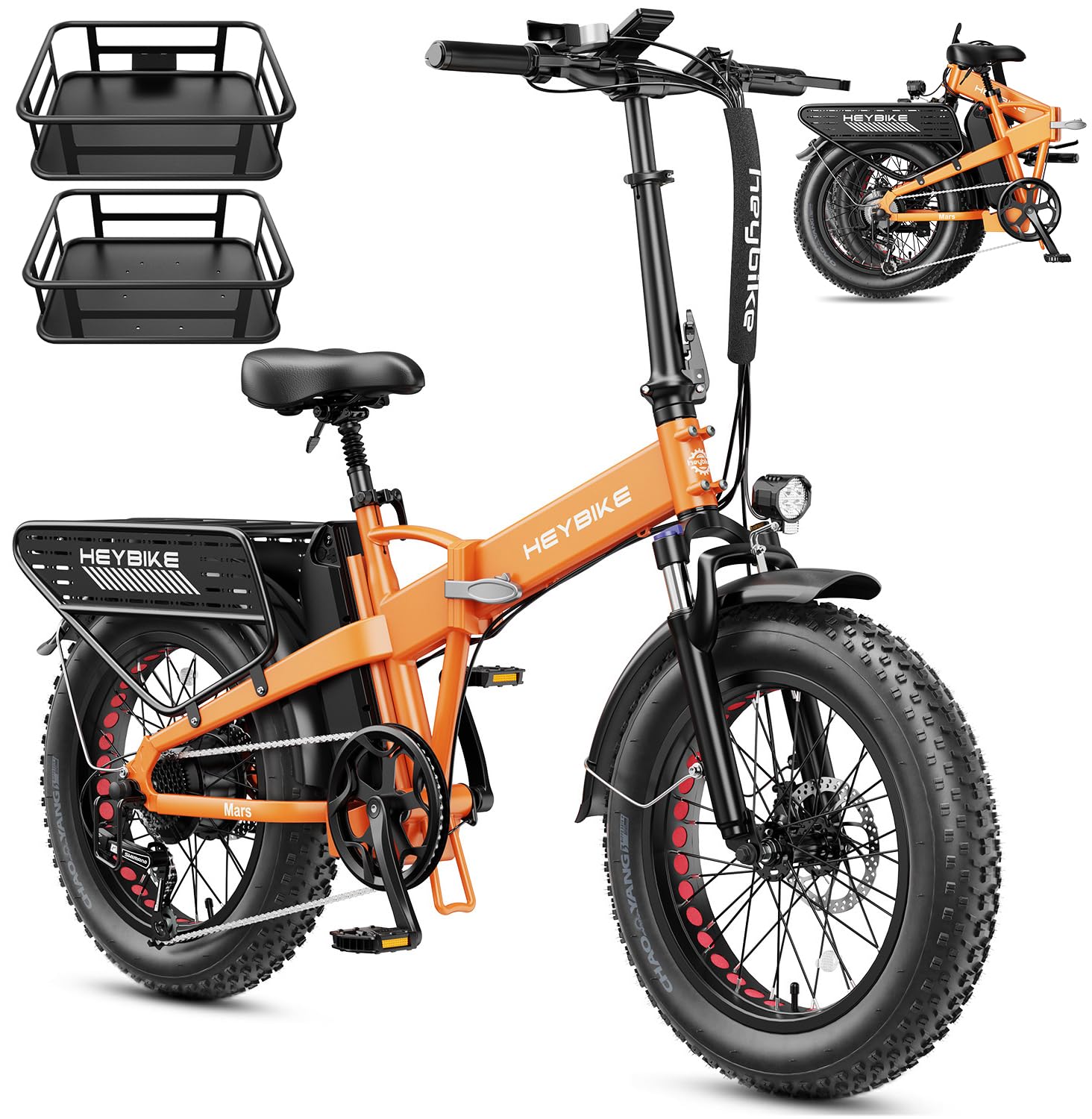 Heybike Mars 2.0 Foldable Fat Tire Ebike