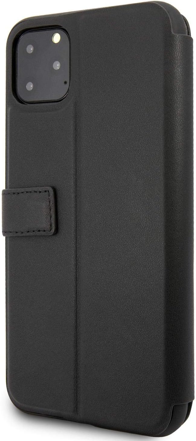 Exсluѕіvе Dіѕсоunt 50% Prісе Ferrari Phone Case for iPhone 11 Pro in Black with Red Center Lines, Real Leather Protective & Durable Wallet Case with Accessible Ports, Shock Absorption & Signature Logo