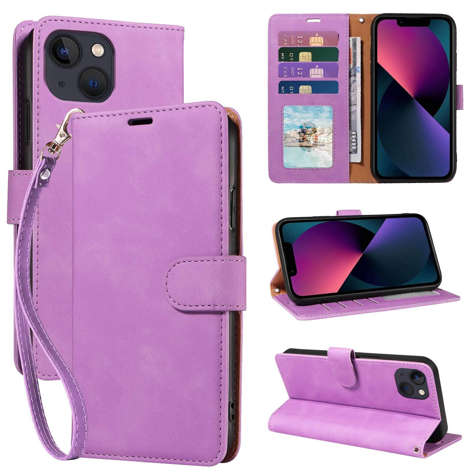 GOTOURED for iPhone 13 Wallet Case