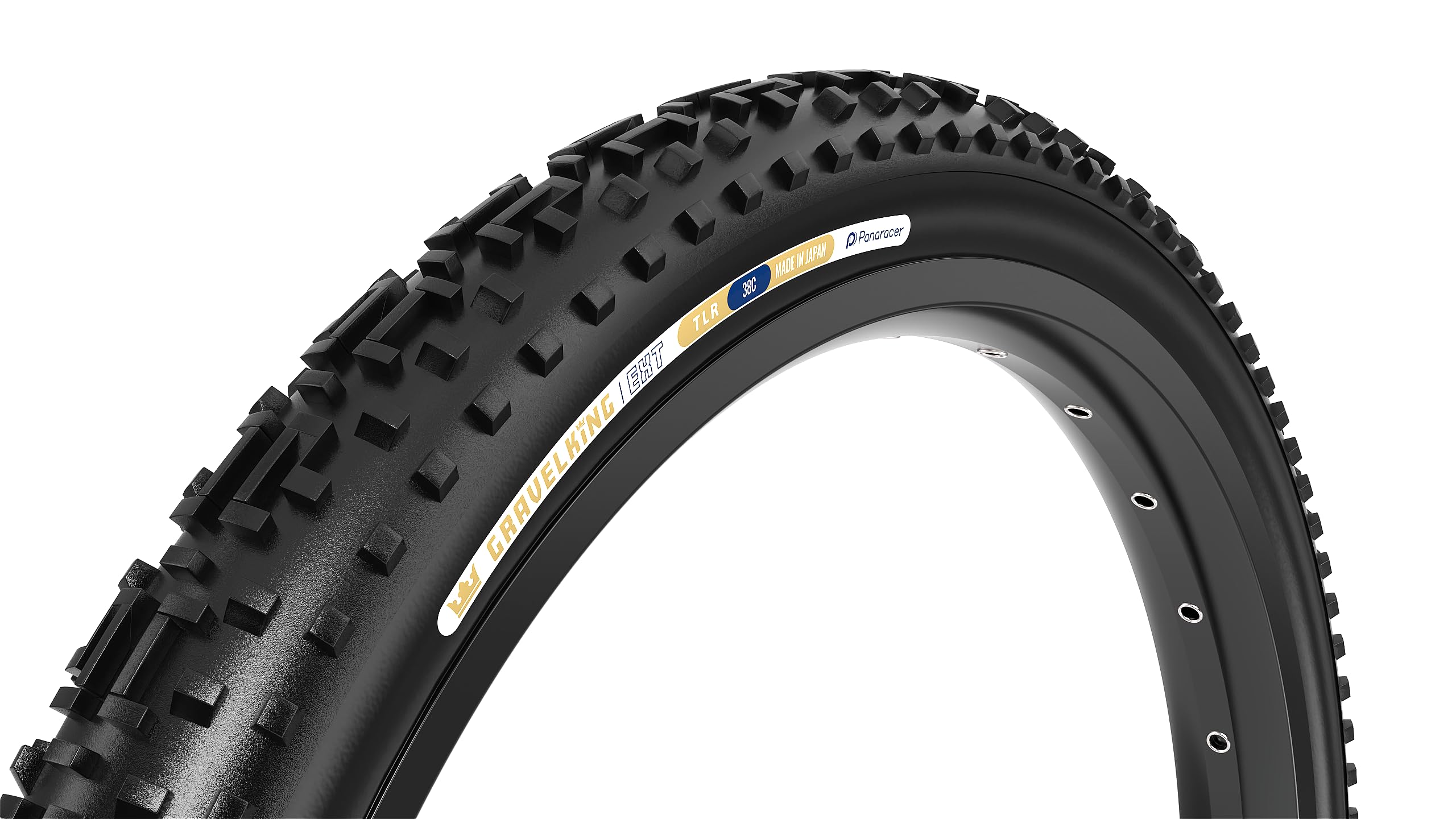 Panaracer Gravelking EXT TLR bezdętkowa gotowa opona składana, mieszanka żwirowa ZSG, odporna na przebicie, technologia Beadlock, obudowa TuffTex 120 Tpi, opona rowerowa