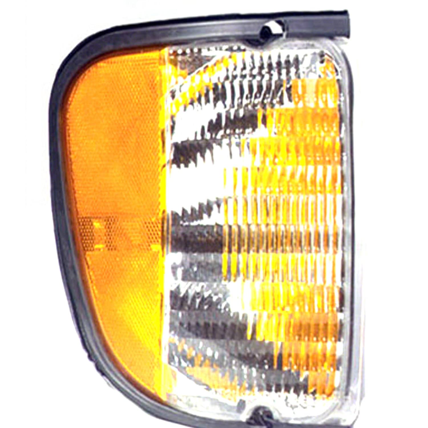Upgrade Your Auto Replacement Amber/White Passenger Side Parking Marker Light Lens/Housing - CRSHL02815