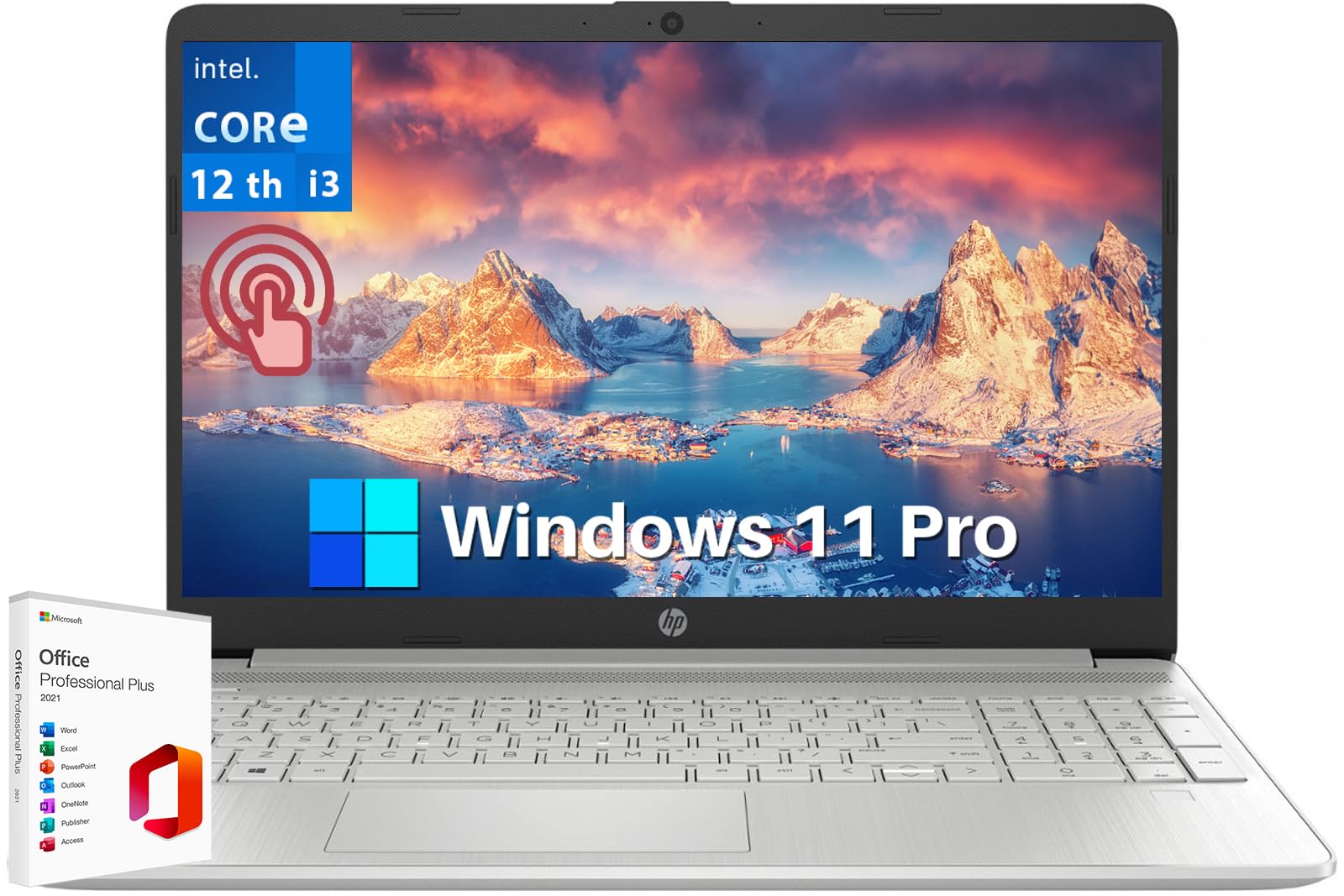 HP 2024 Newest 15 Laptop 15.6 HD+ Touchscreen, Intel Core i31215U