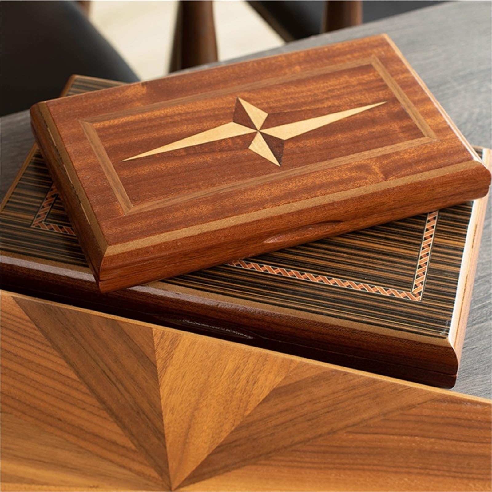 Juego de Mesa de Backgammon de Madera, Tablero clásico Ajedrez