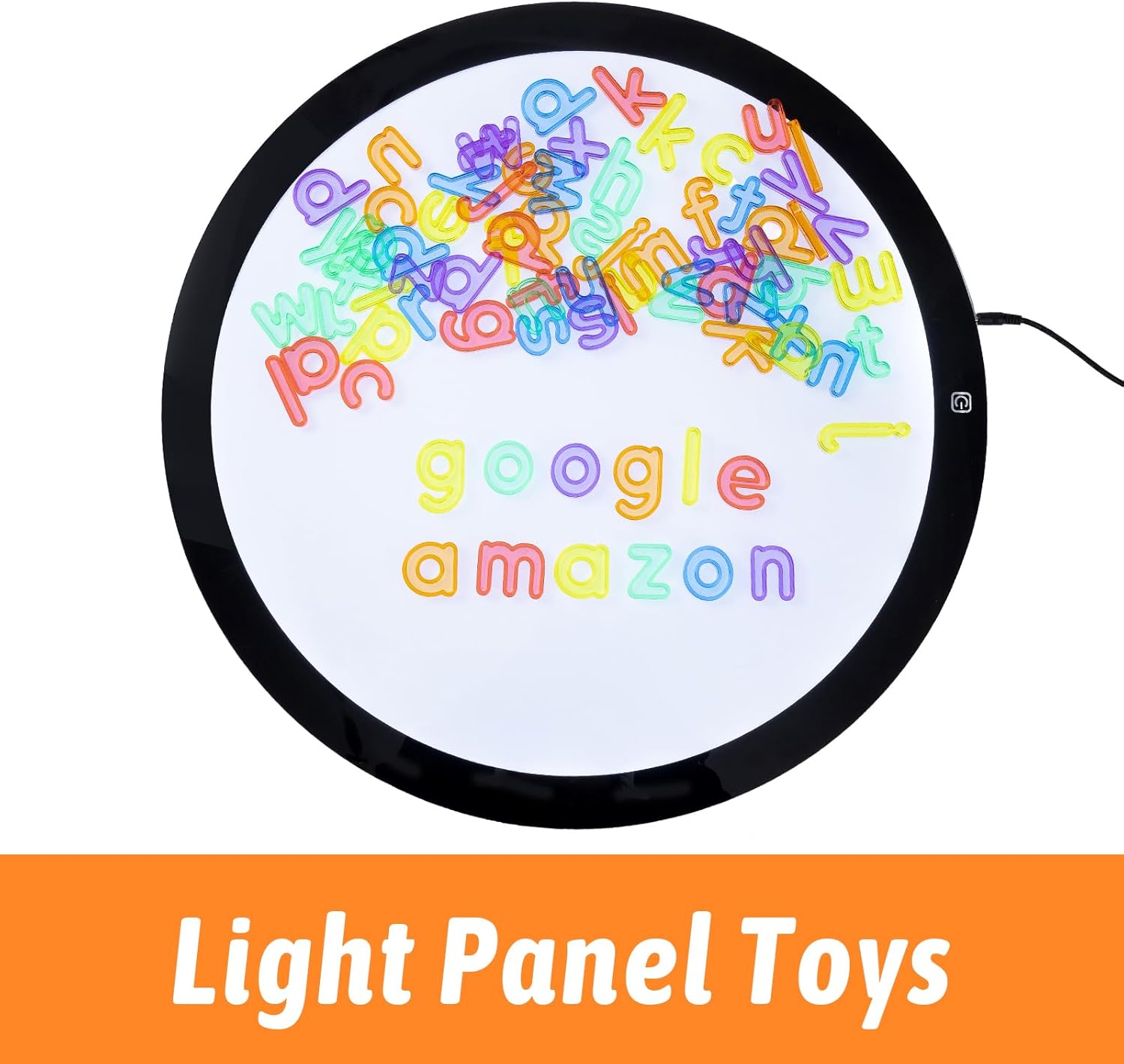 78 Pcs Plastic Letters for Kids – 3 Sets of Lowercase Alphabet Letters, Translucent Toys for Light Table, Ideal Light Box Accessories for Toddlers