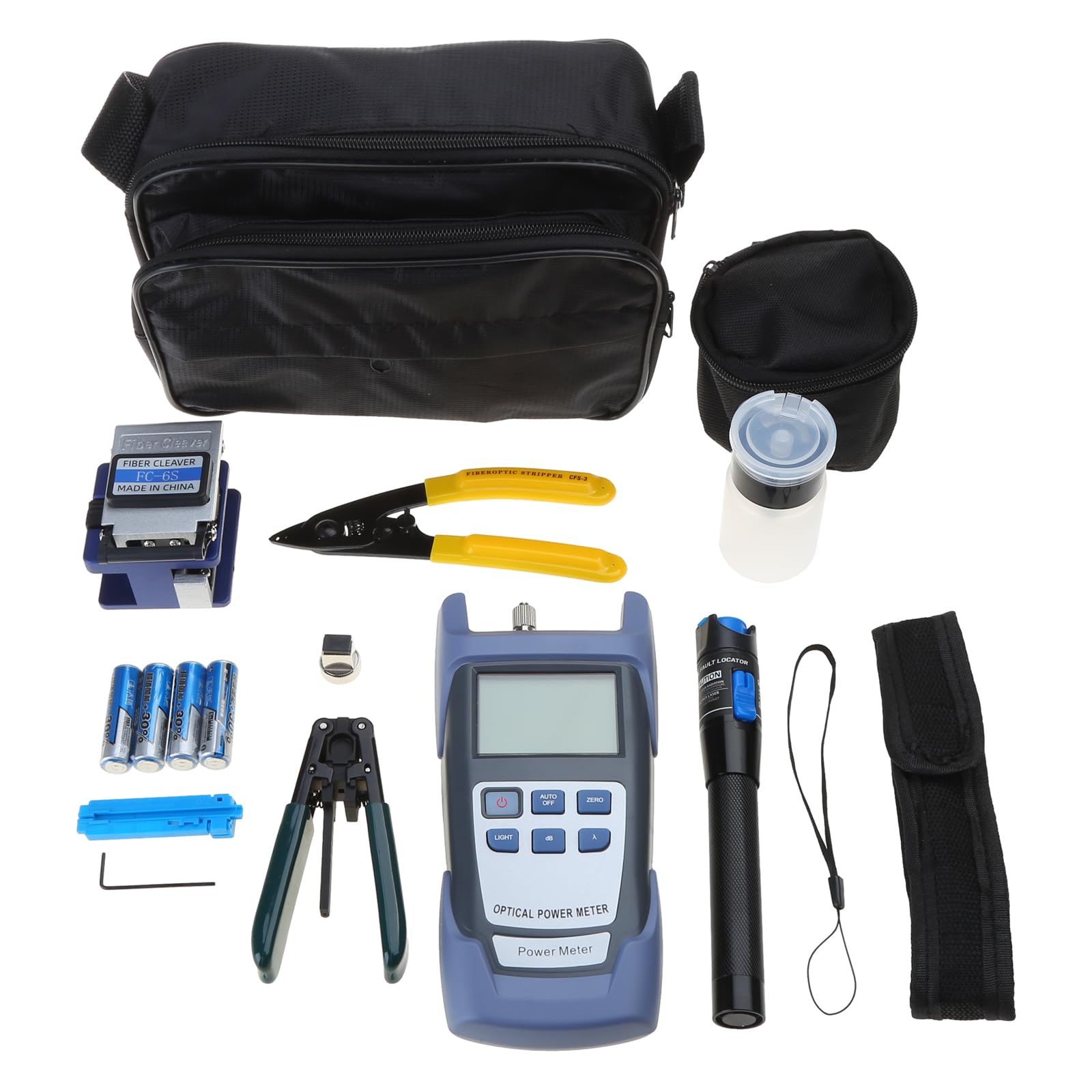 Optical Fiber Tool Kits FTTH Fiber Cold Connection Tool/for/ST Optical Power Meter FC-6S Cleaver / / st Power Meter Ftth Cold Connection Kits