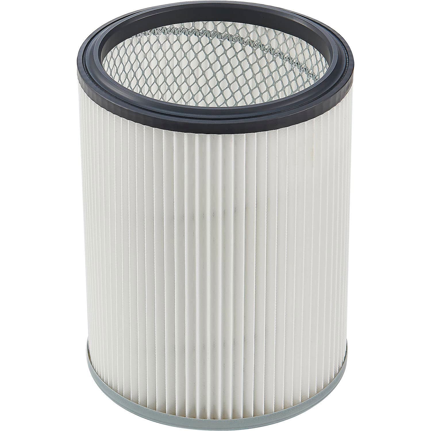 Replacement HEPA Filter For Cat C16V Wet/Dry Vacuum by Global Industrial – Stainless Steel, White, Model CRP1015