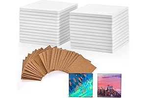 Blank White Unglazed Ceramic Tiles for Creative DIY Projects
