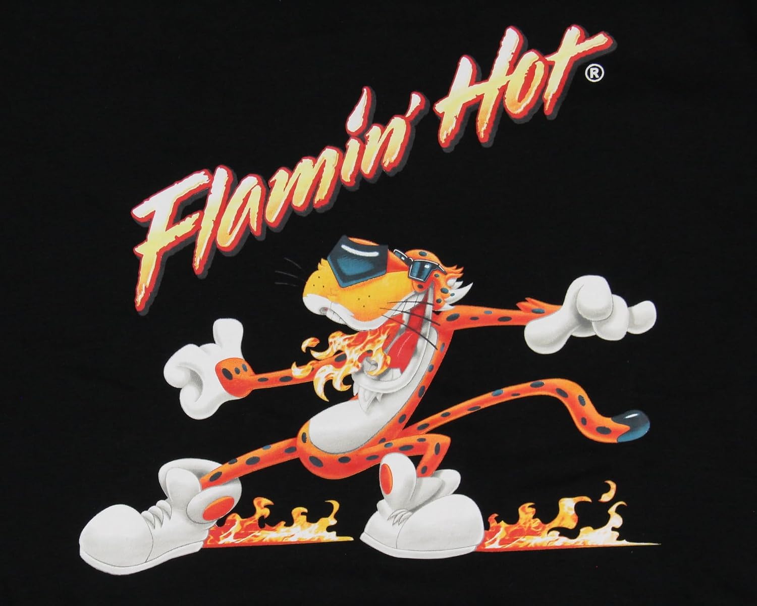 Mad Engine Cheetos Men's Chester Cheetah Flamin' Hot Graphic Print Adult Pullover Hoodie
