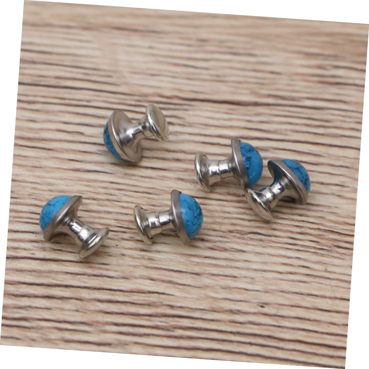 NUOBESTY 300stücke Türkisfarbene Nieten Alu-rivets Für Schmuck Kleidung Taschen Schuhe Und Accessoires Handgemachte Dekorationselemente No