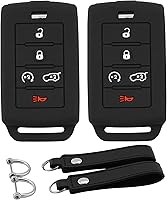 Vista 19 de Funda para Llavero de Silicona para Auto Compatible con Ford F150 Explorer Mustang Edge, para Lincoln MKZ MKX MKC con 5 Botones, Protector Completo