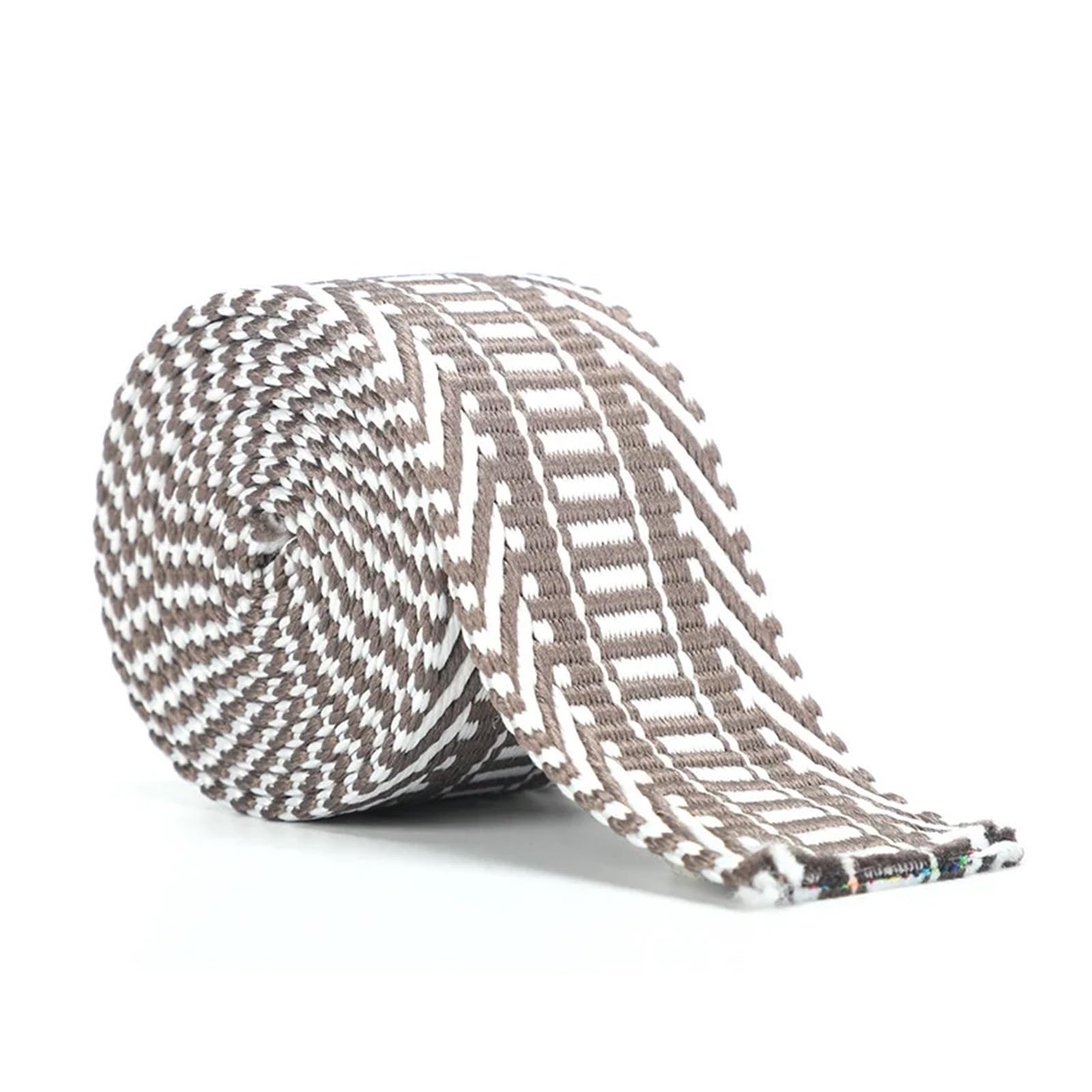 HYFEUOKF Webbing Strap 1 Yard Cotton Webbing 3.8/5CM Width Soft Thin Ribbon Sewing Material For Bag Strap Belt DIY Clothes Tape Decor Craft For Upholstery(Apricot 3.8cm) — image 1