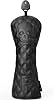 Skull and Crossbones Golf Club Head Covers Skeleton for Driver, Fairway Wood and Hybrid Soft Synthetic PU Leather Diamond Pattern Design Headcovers