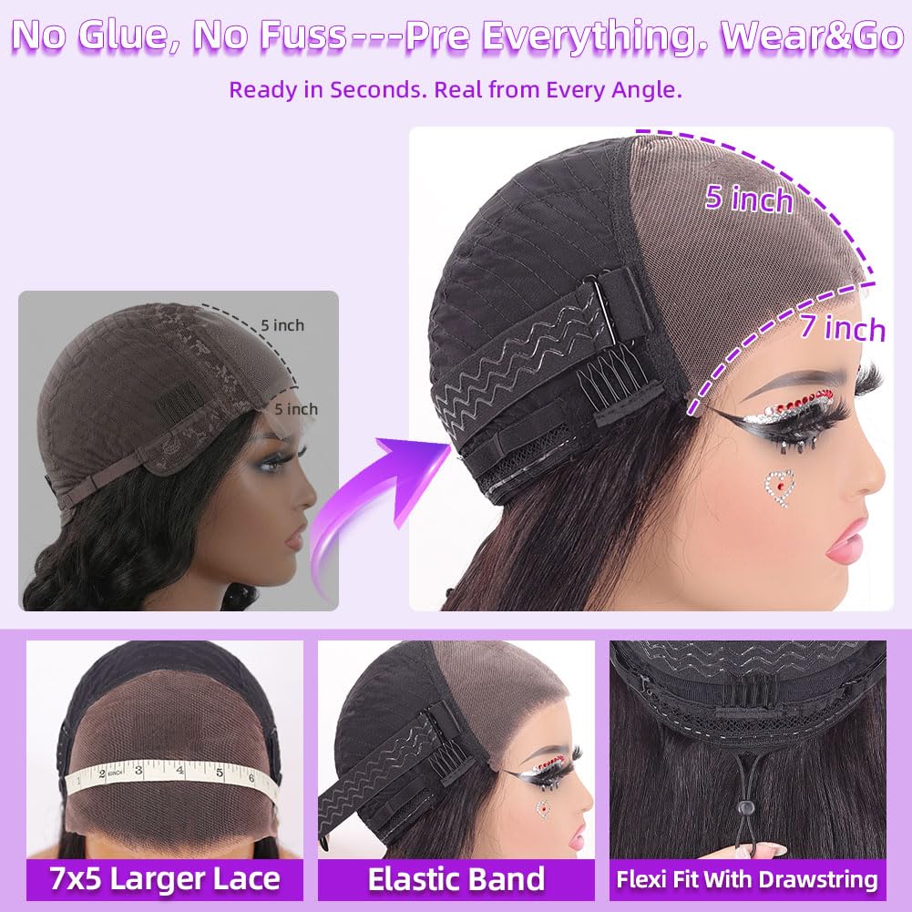 UCUVIC Bob Wig Human Hair 13 x 4 HD Lace Front Wigs for Black Women Human Hair Side Part Frontal Bob Wig, Ailwelia Glueless Short Human Hair Wigs for Black Women Pre Plucked 180% Density 30 cm