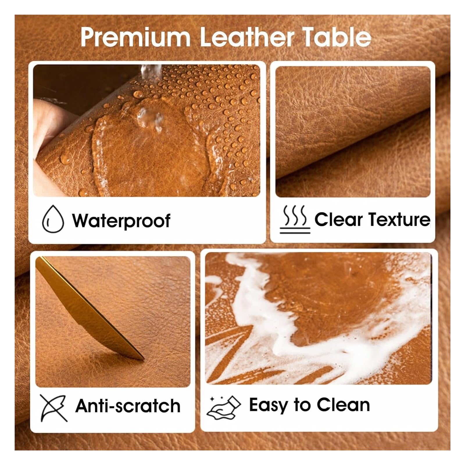 Summer Farmhouse 24 Runner da tavolo da 20 pollici for la decorazione domestica - Tovaglia rettangolare versatile for sala da pranzo, soggiorno ed eventi(Light Brown,24 x 102 in)