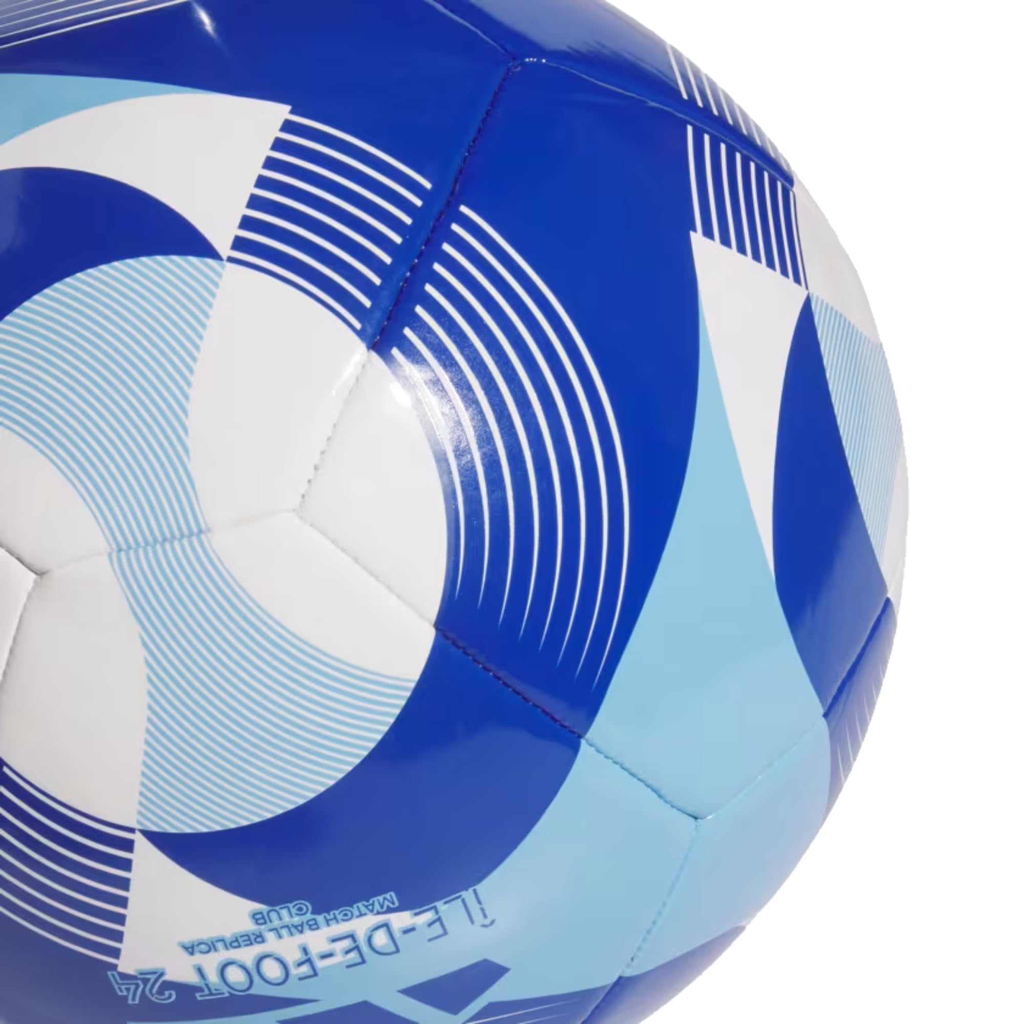 adidas - Balón de fútbol Unisex para Adultos, Color Blanco/Cielo Claro/Azul Real del Equipo, 5
