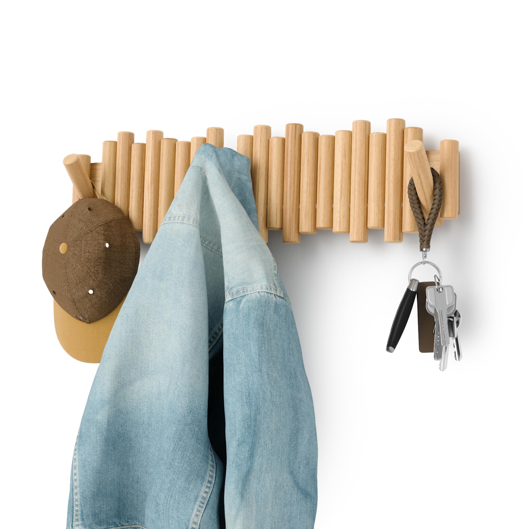 Umbra Picket 8-Hook Wood