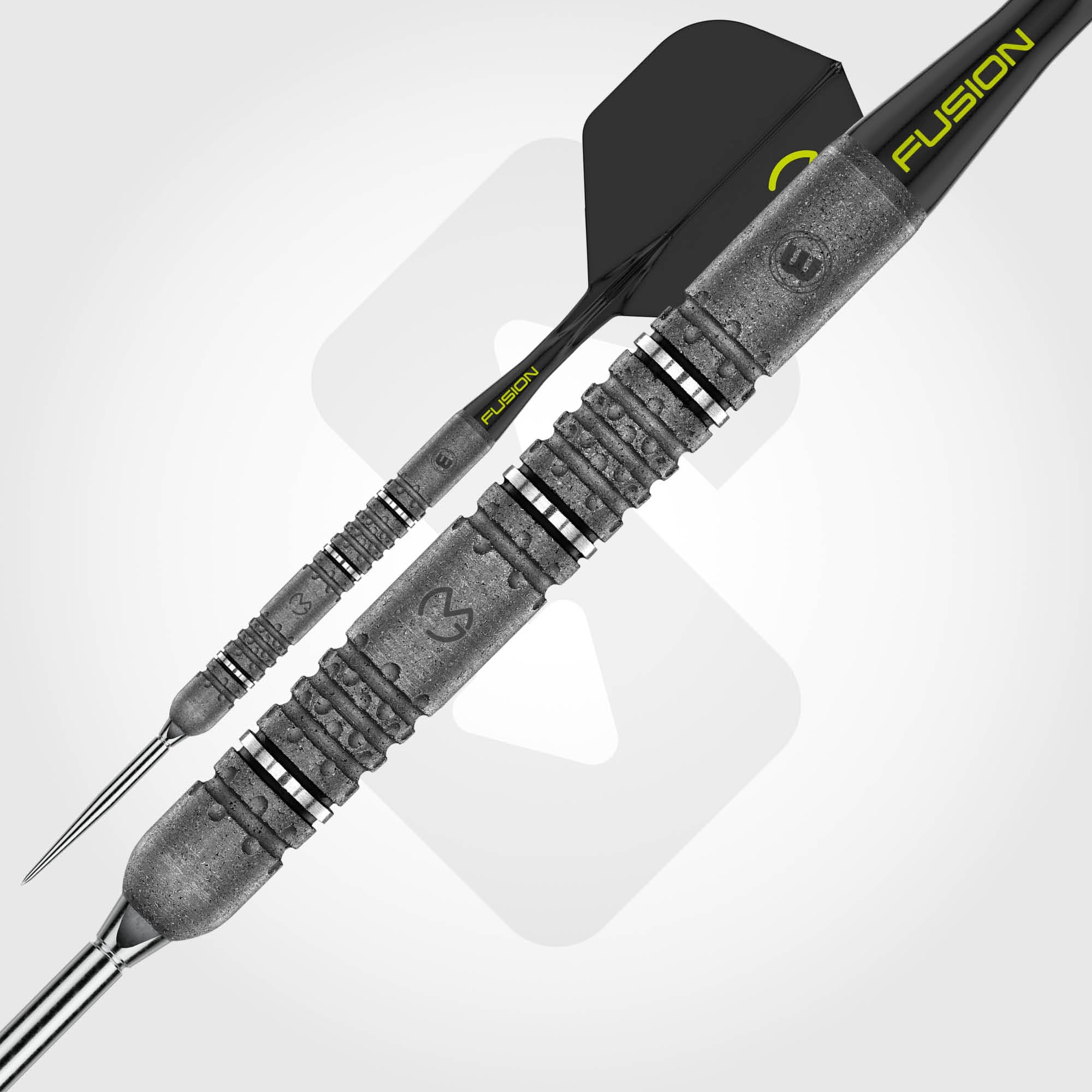 WINMAU Dartpfeile Michael Van Gerwen MvG Signature Edition | Standard oder Switch Points | Dartpfeile Profi 90% Tungsten Darts Set mit Dartflights und schäften - Steeldarts 22g, 23g & 24g