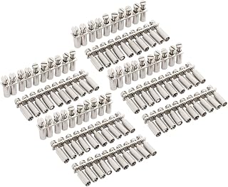 Aexit 10Pcs 51x16x4mm Terminals Electric Current Test Terminal 10P Terminal Screw Terminals Connecting Strip