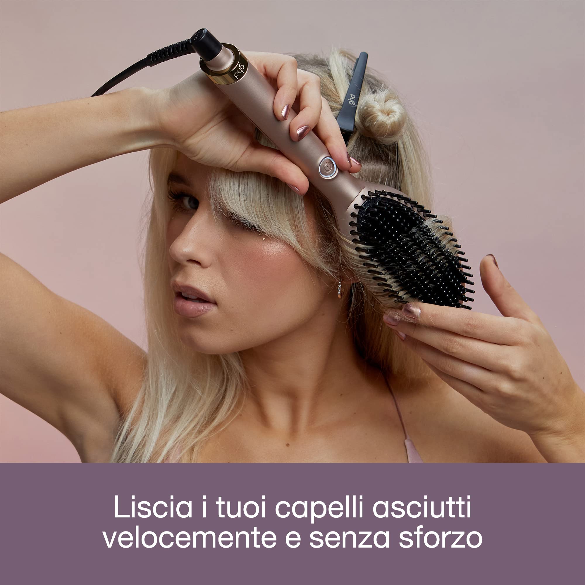 ghd Glide Hot Brush, Spazzola Lisciante
