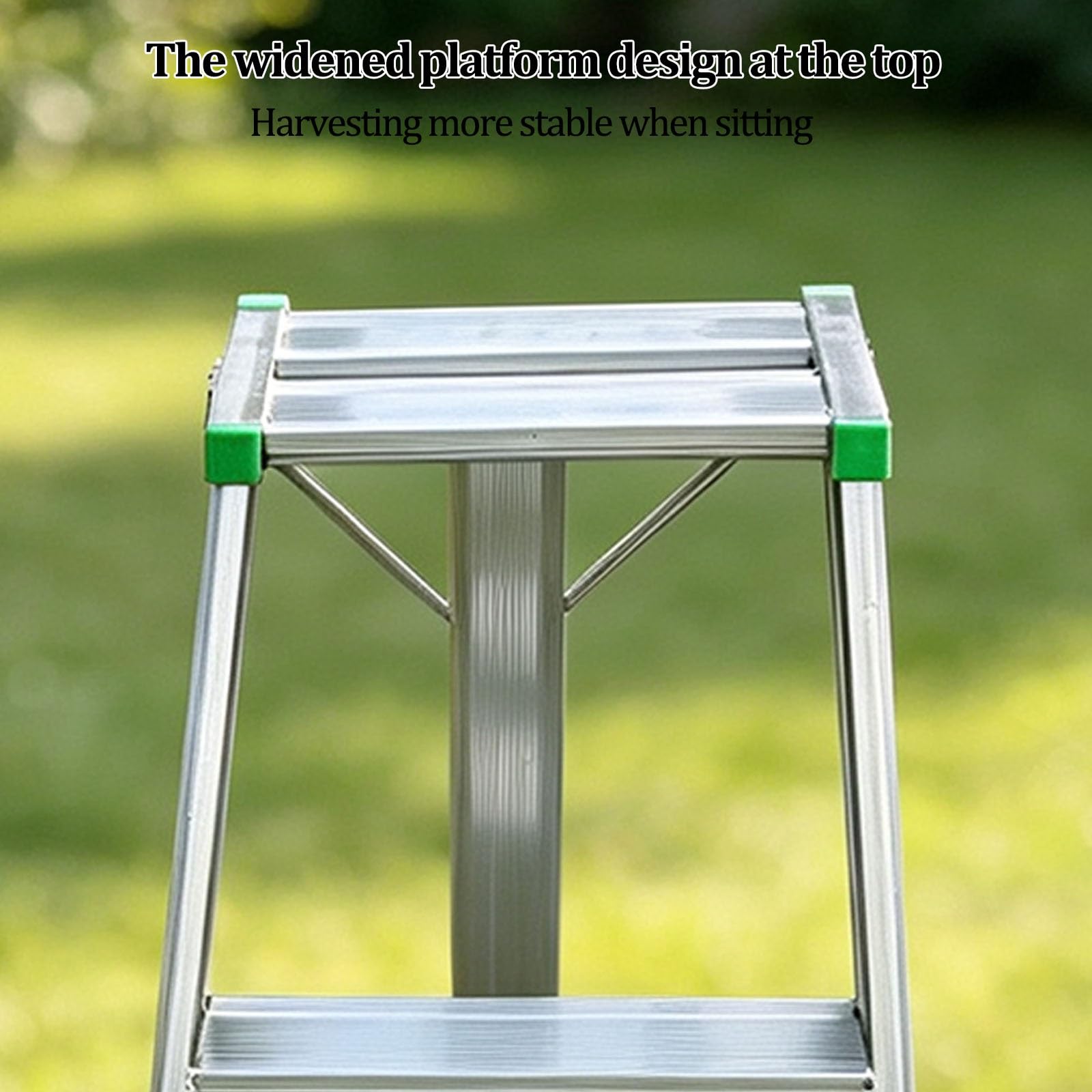 Escalera trípode para huerto, Escalera de Plataforma Resistente