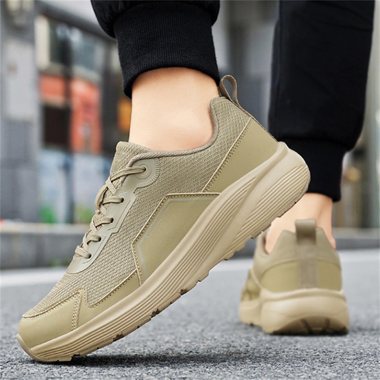 Sportschuhe für Herren und Damen Trekkingschuhe Laufen Unisex Sneakers atmungsaktives Mesh Joggingschuhe rutschfeste Sohle Laufschuhe modisch Sneaker Jogging Gymnastikschuhe Fitness
