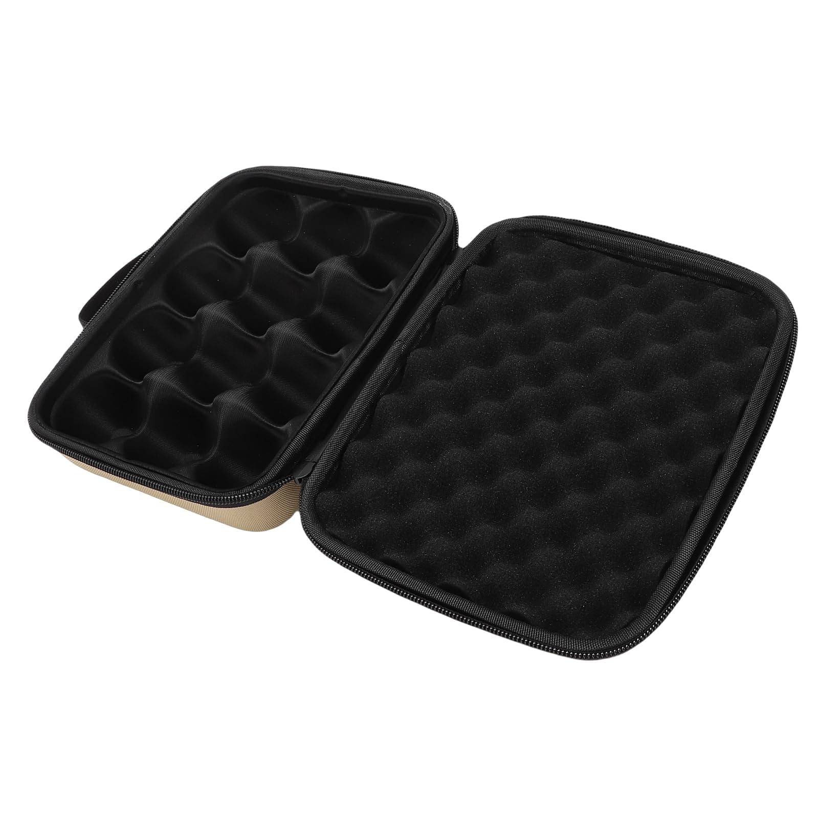Contenitore per Uova da Esterno con 12 Griglie, Portauova Portatile Antiurto con Borsa con Cerniera e Slot Dedicati, per Campeggio, Picnic, Viaggi, Uso Domestico