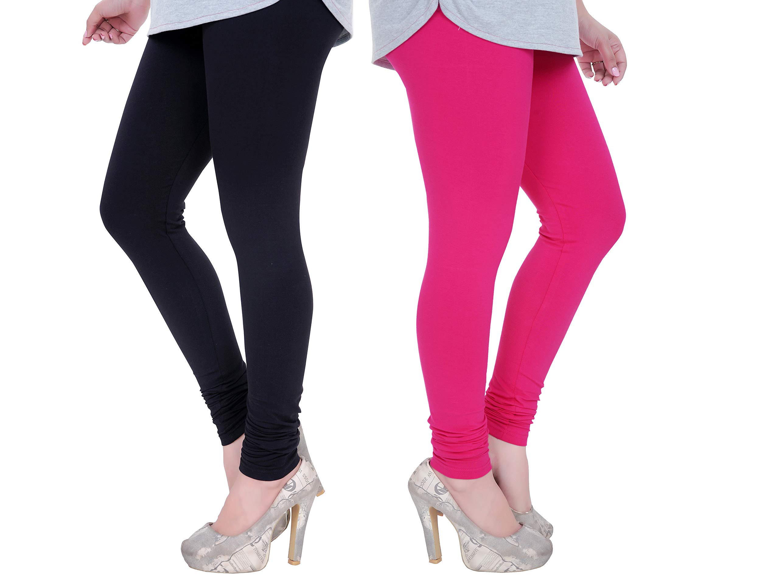 Churidar Leggings for Women & Girls Combo (Pack of 2)-image-22