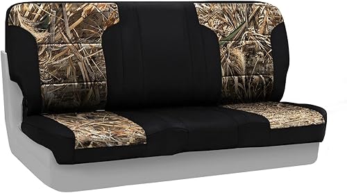 Miniatura 9 de Coverking Neosupreme - Funda de asiento de banco sólido delantero de ajuste personalizado para modelos seleccionados de Nissan Frontier, árbol real