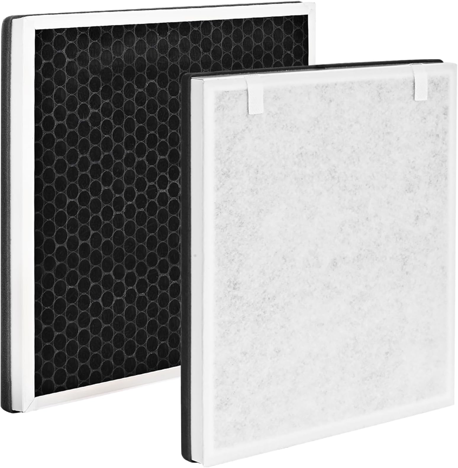 2 pack Vital 100 Replacement Filters for LEVOIT Vital 100 Air Puri-fier with 3-in-1 filtration including washable pre-filter + Activated Carbon filter + H13 True HEPA filter for # Vital-100-RF