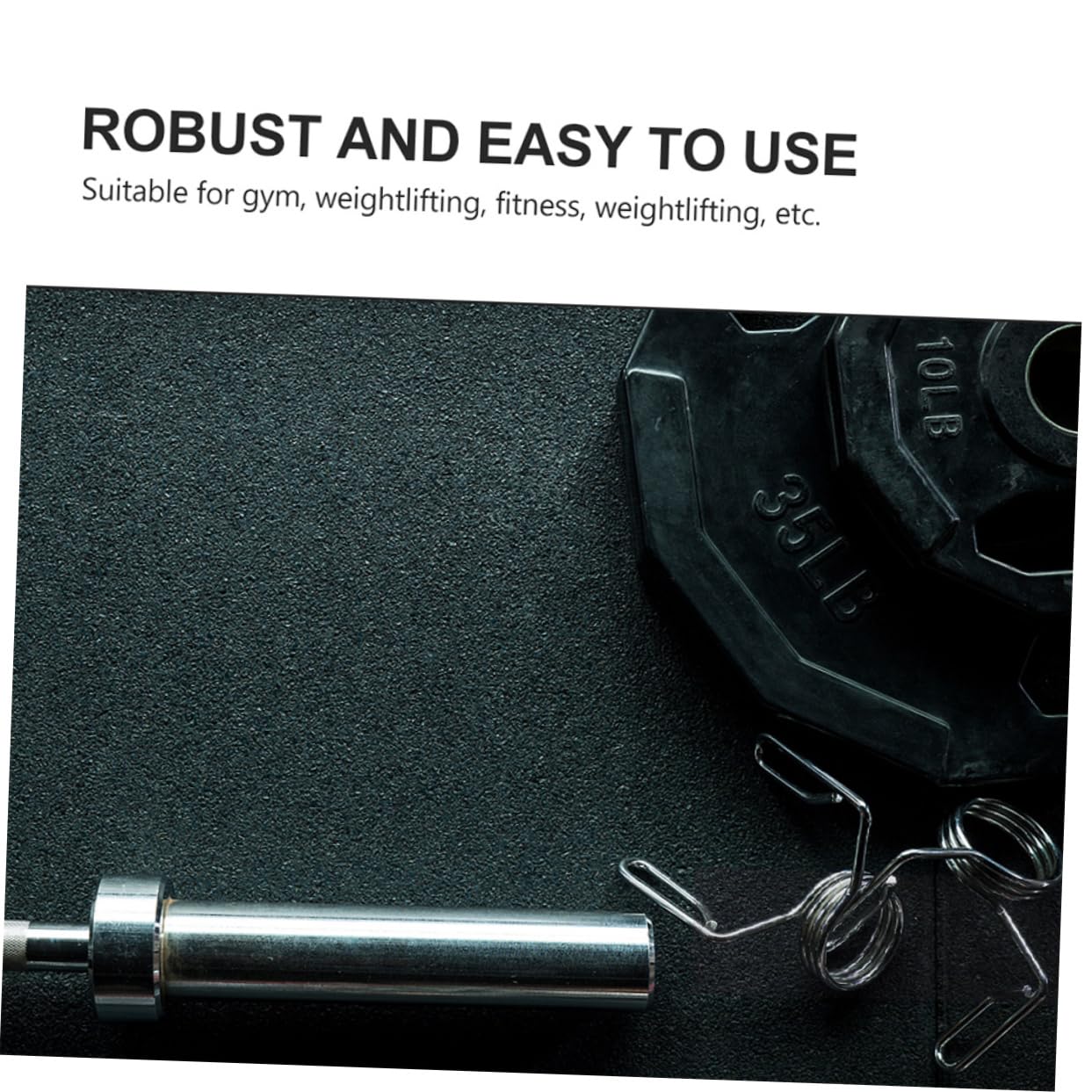 NAMOARLY Professional Barbell Clamps Barbell Clips Weight Bar Clips Snap Spring Buckles Gym Accessories