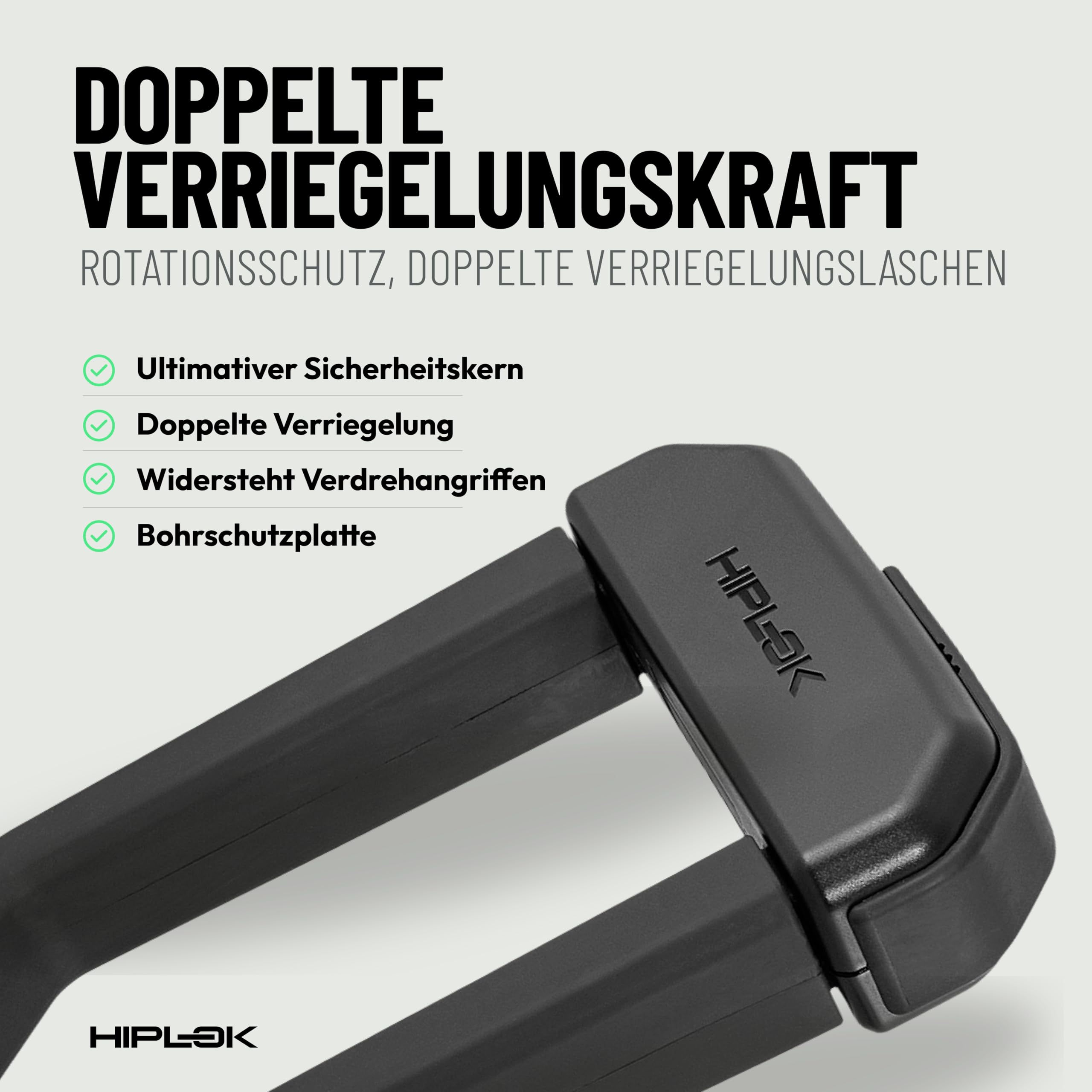 Hiplok Dx1000 Anti-Winkelschleifer, Bügelschloss, Schwarz, Einheitsgröße
