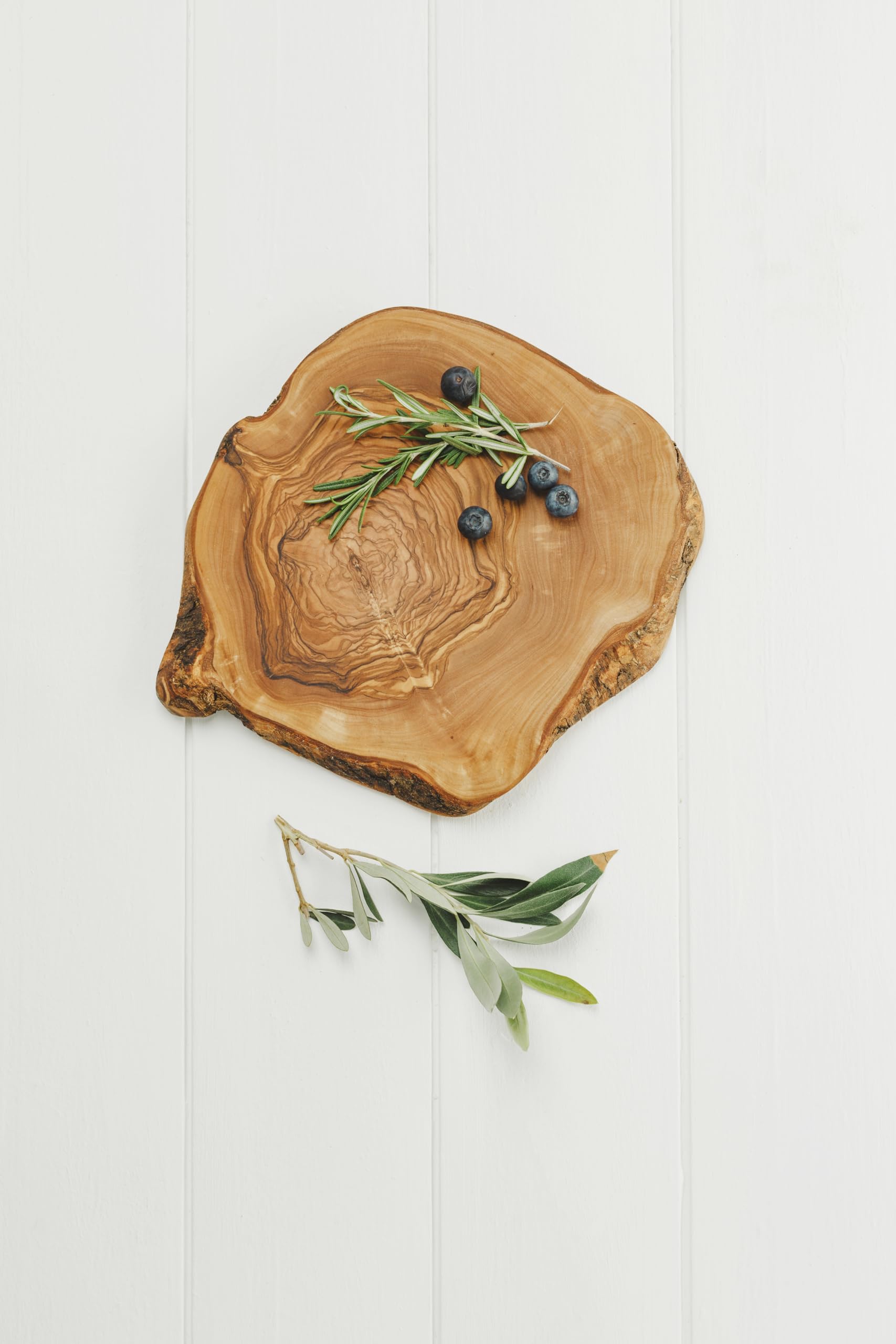 Naturally Med Olive Wood Rustic Trivet