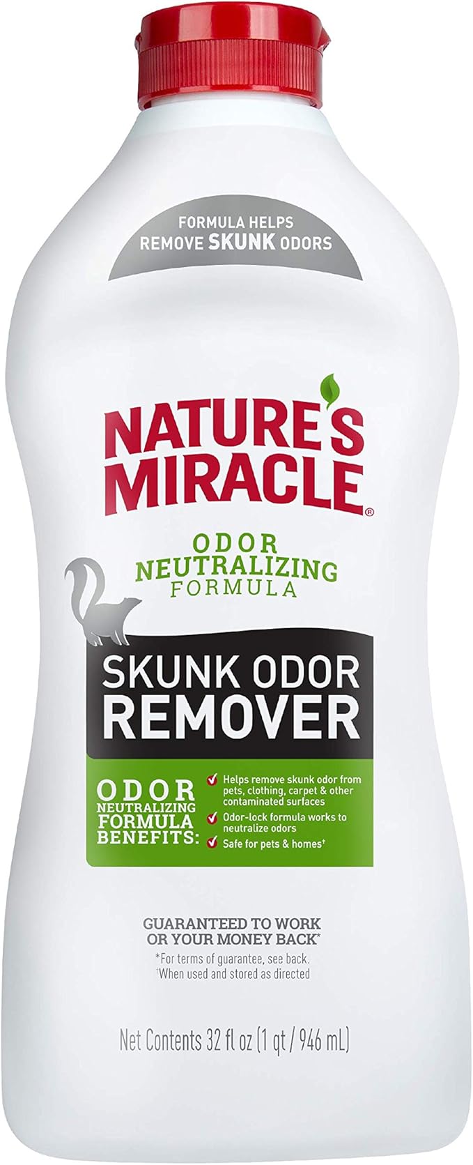 Nature's Miracle Skunk Odor Remover 32 Ounces, Odor Neutralizing Formula Pet Supplies