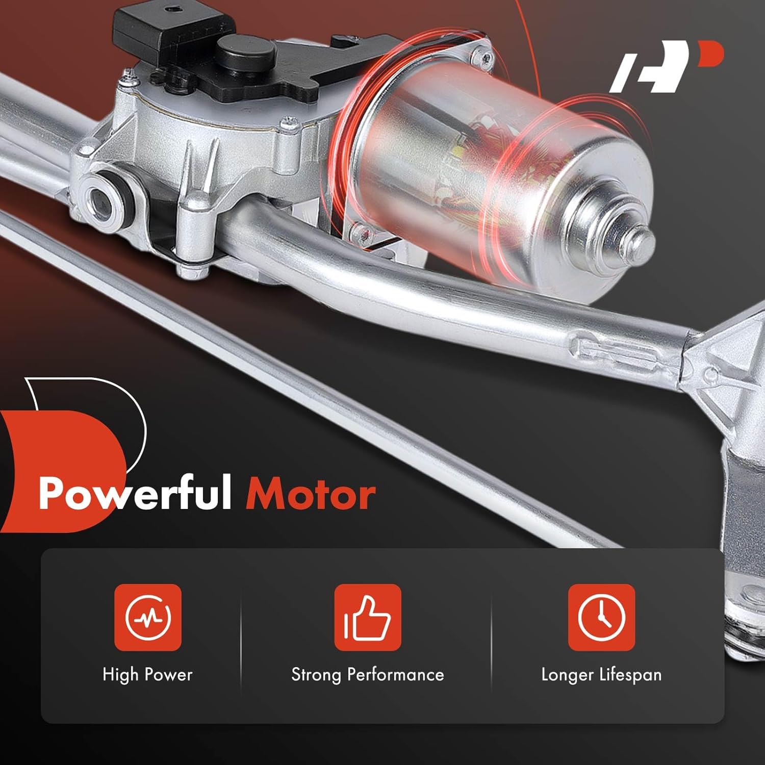 A-Premium Front Windshield Wiper Motor and Linkage Assembly Compatible with Jaguar XF 2009-2015, XFR 2010-2015, XFR-S 2013-2015