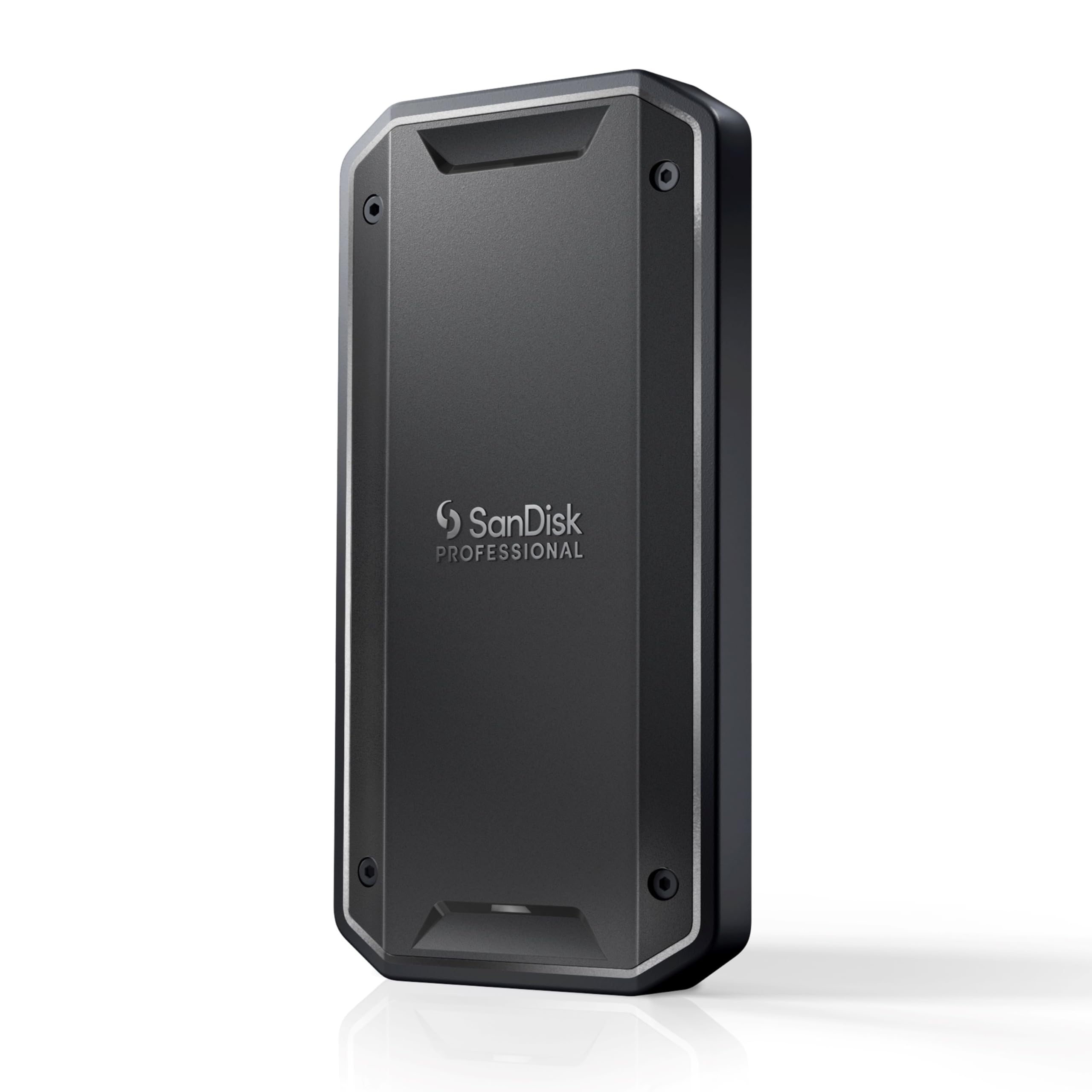 SanDisk Professional PRO-G40 Portable SSD 4TB (up to 3000 MB/s, Solid State Drive, Thunderbolt 3 (40Gbps), USB-C (10Gbps), Ultra-rugged IP68 dust/water resistance. Formatted exFAT)