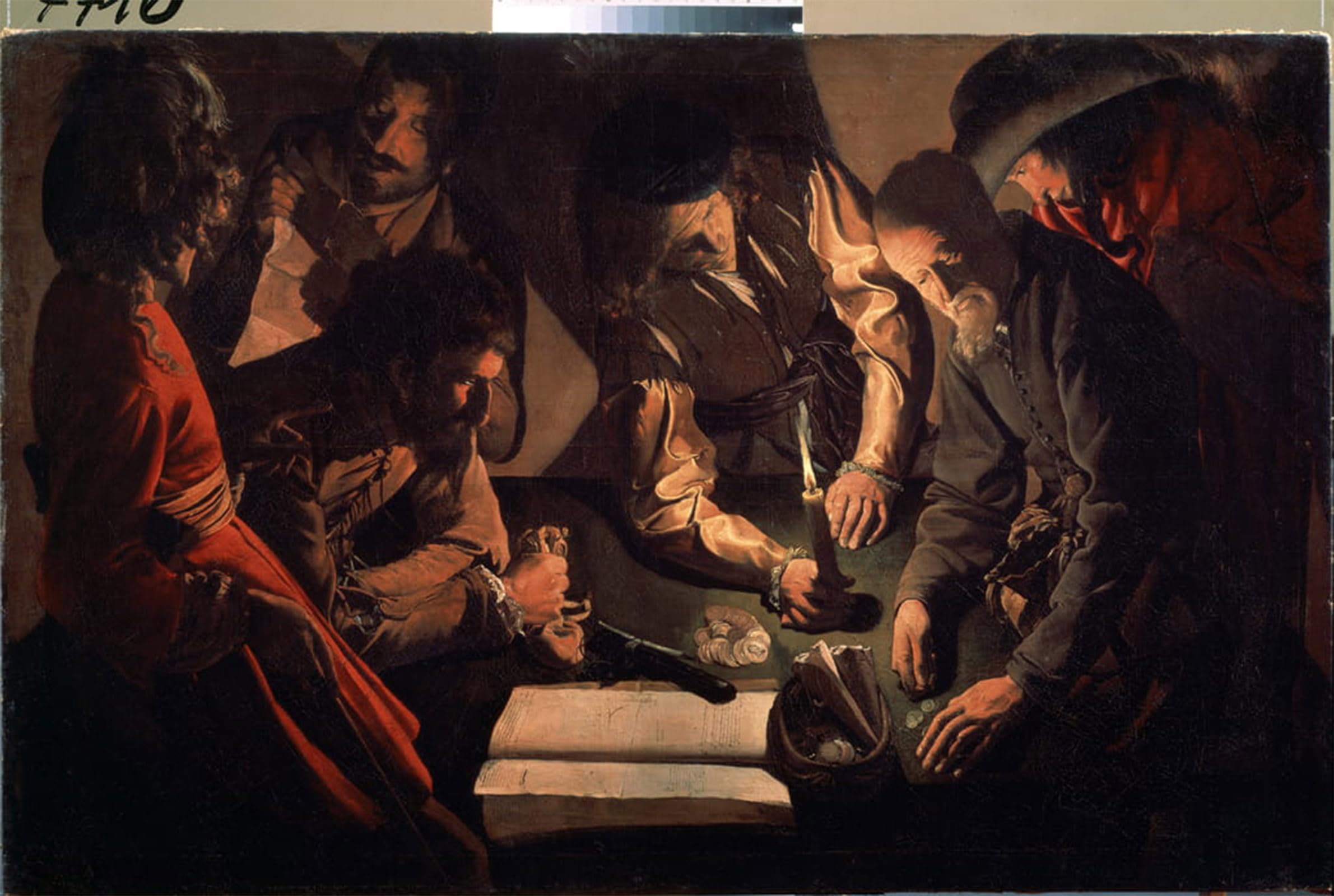 ARTXLXXBN Famous Painting Canvas Artwork Graffiti Print At the Moneylender Painting by Georges De La Tour by Georges De La Tour Portrait Canvas Image for Home Decor 60x90cm