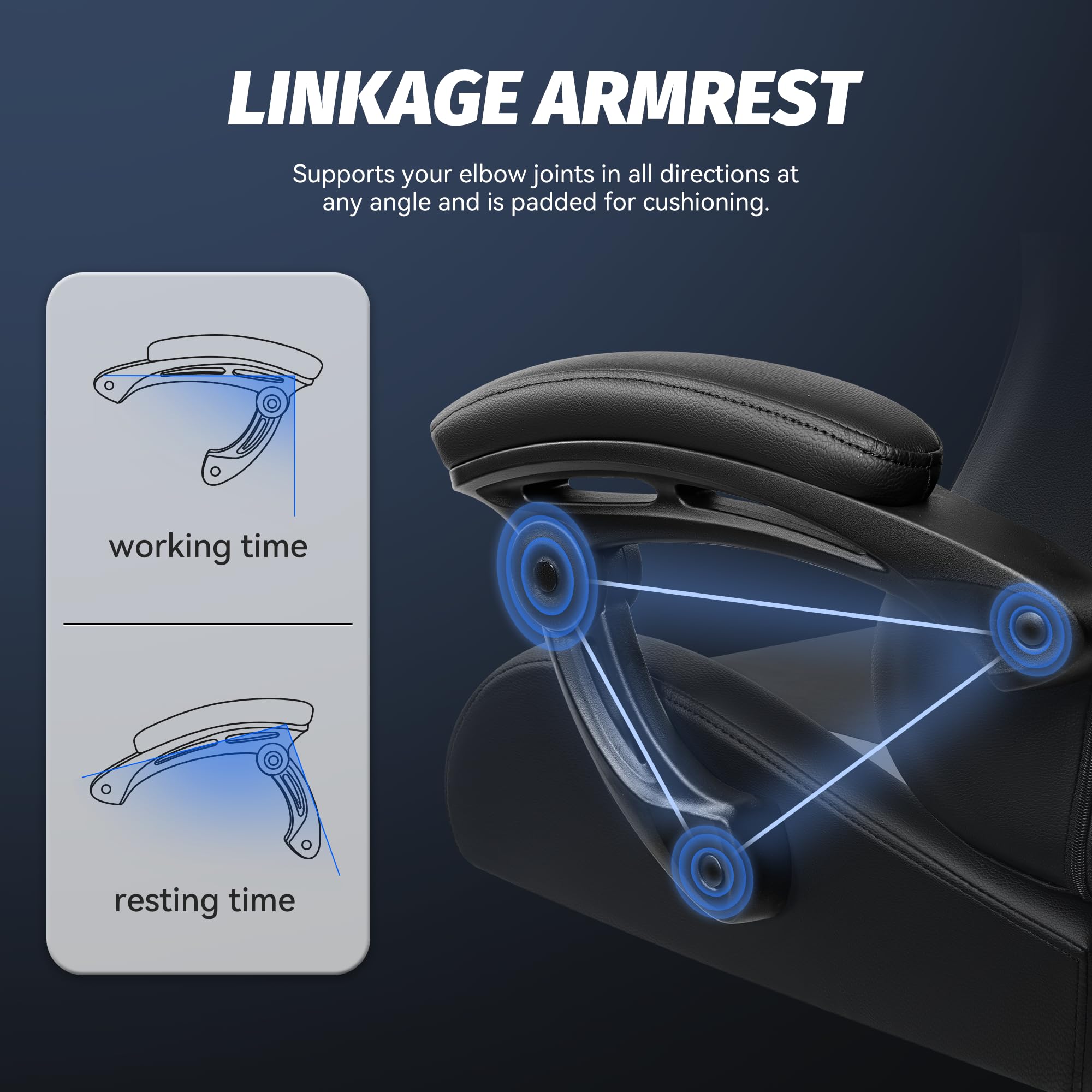 OneGame Sedia Gaming Ergonomica, Schienale Alto Sedia da Gioco per Computer, Regolabile in Altezza, Stile Racing Gioco Ufficio con Poggiatesta Supporto Lombare, Bianco
