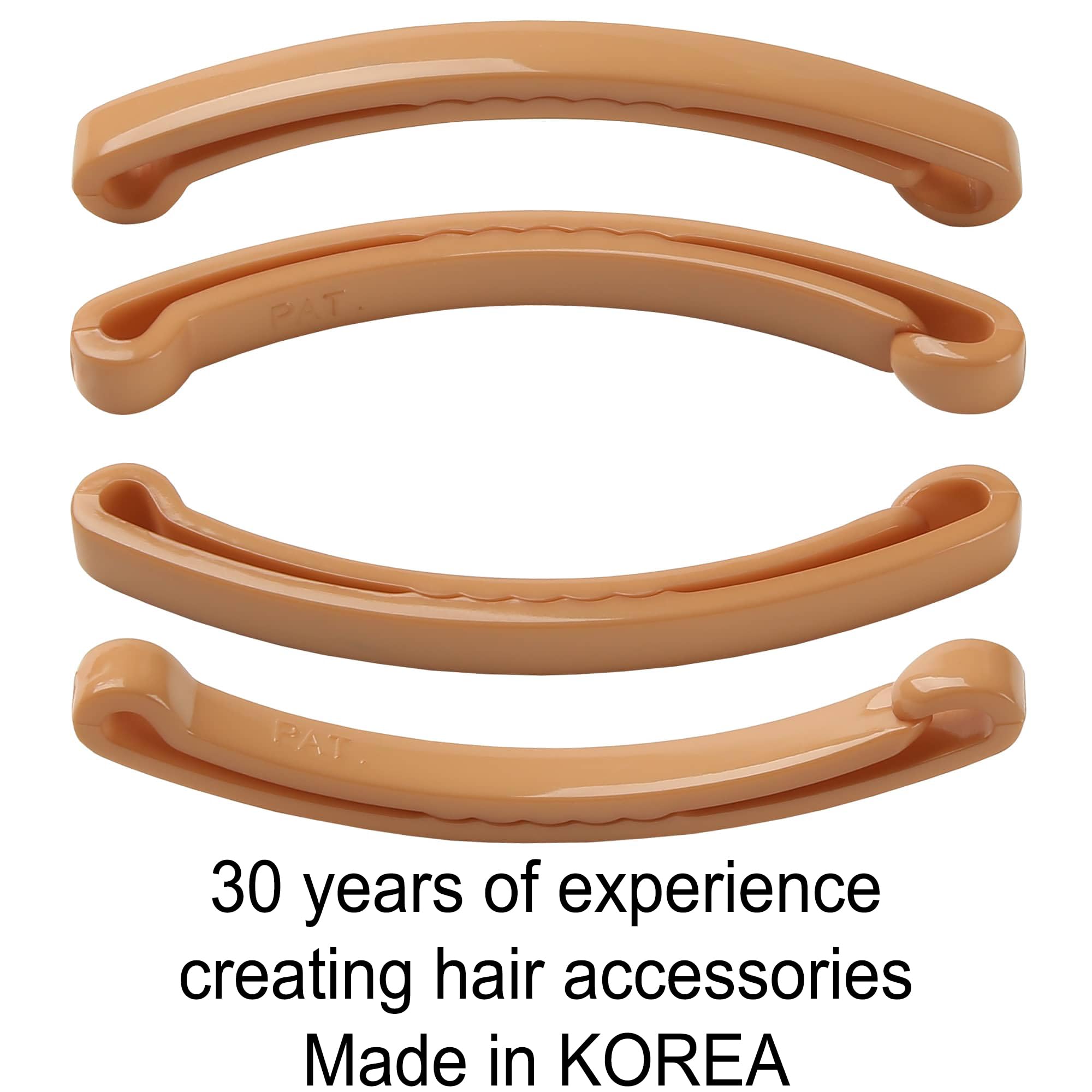 Pasadores de plástico pequeños para peinar el pelo, pinzas decorativas para medio recogido y cola de caballo, para niñas, mujeres con cabello muy fino y mediano, 18 piezas (GPL5)