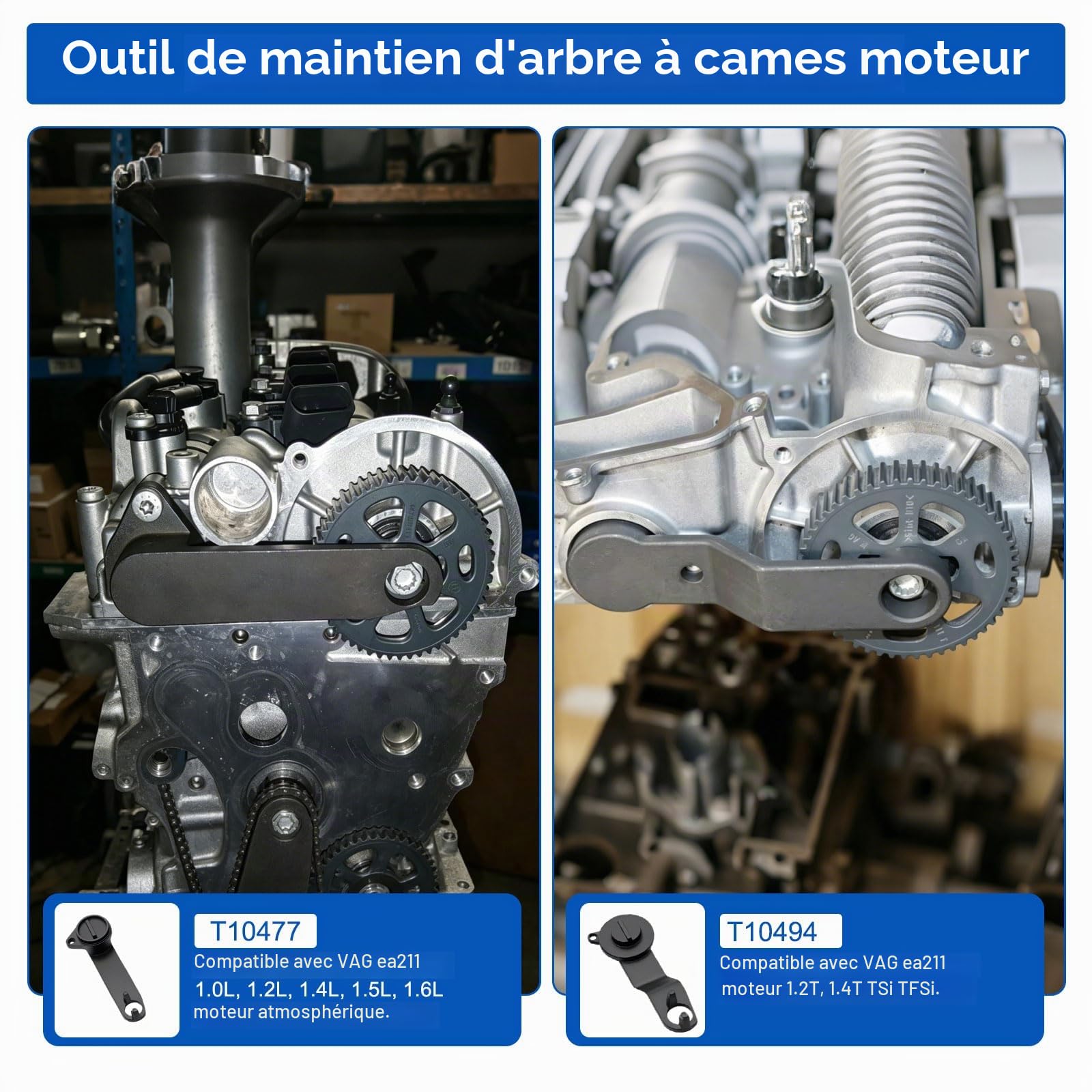 Taille à Dents Kit D'outils pour EA211 Moteurs 1.0 1.2 1.4L TSI TFSI FSI