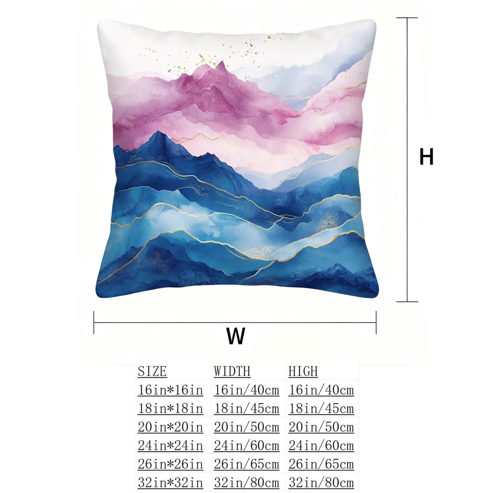 Azul Marino Funda Cojin 60x60 Rosa Funda Almohada 60x60 Cojines Sofa Súper Suave Fundas Cojines Decorativos Fundas Almohadas 4 Piezas Cervicales y Cuello, para Hogar Cama Salon Decoracion E - 863