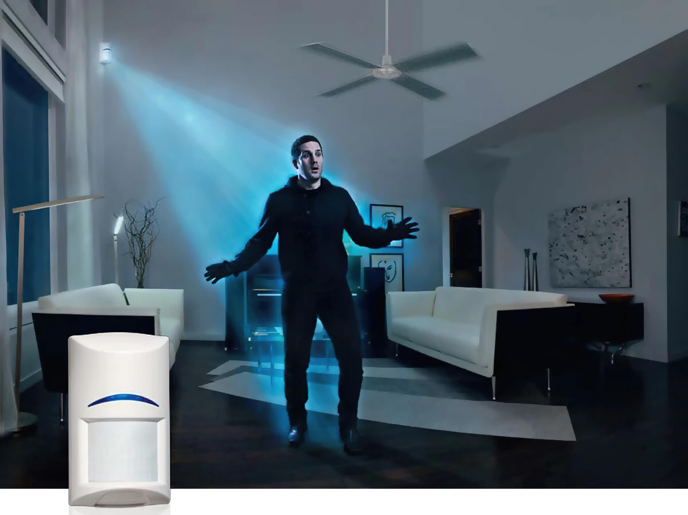 ISC-BDL2-WP12G Blue Line Gen2 Rilevatore di movimento, PIR + Microonde Sensore di Sicurezza Interna, Pet Immune fino a 45,4 kg, copertura 12,2 m, allarme cablato rilevatore di movimento