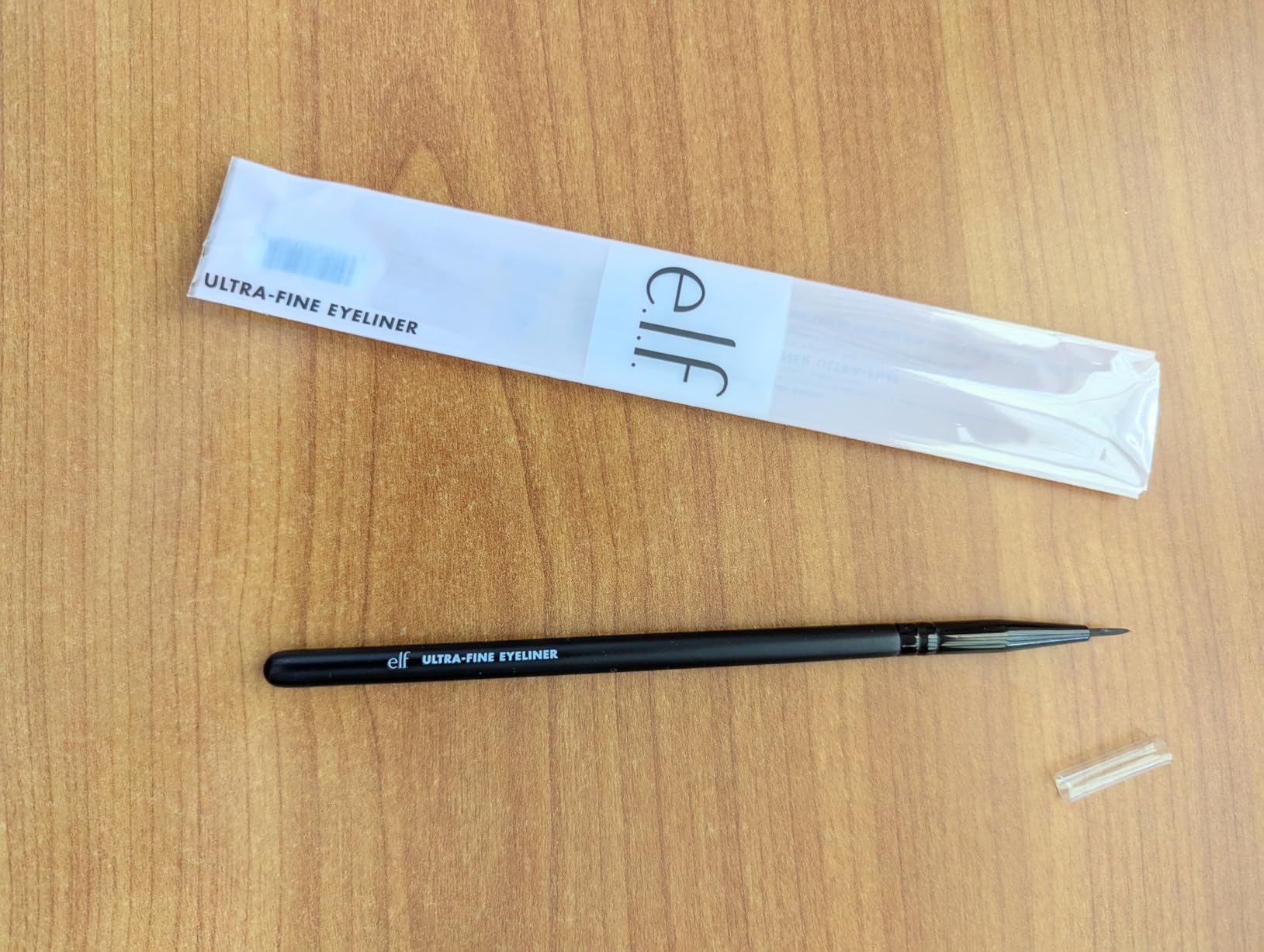 e.l.f. Ultra-Fine Eyeliner Brush, Pointed Tip For Creating Clean, Crisp Eye Makeup Looks, Use With Liquid, Cream & Kohl Formulas, Vegan & Cruelty-Free