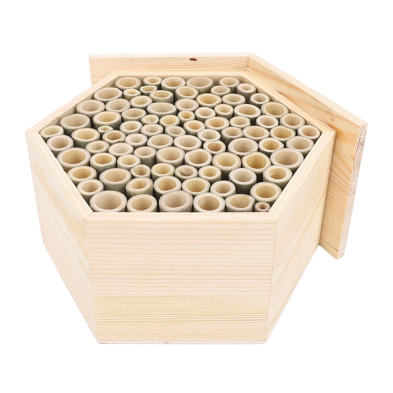 SIXRUN La Casetta per Api in Legno da Esterno Protegge e Attira le Api per La Produzione di Frutta Nei Frutteti