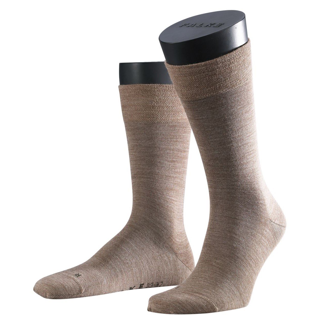 Falke Functional Herren Socken Sensitive Berlin 2er Pack, Größe:39-42;Farbe:Nutmeg Melange (5410)