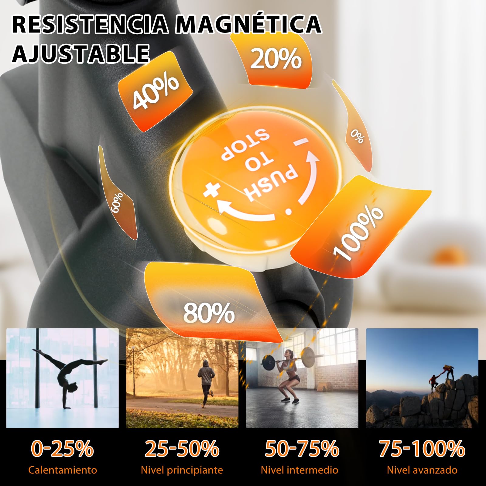 ISE Bicicleta Estática con Resistencia Magnética 8kg Volante,Bici Estatica con Pantalla LCD,Gran Soporte Para Tableta,Bicicletas Estaticas en Casa con Asiento Cómodo,Silencioso, Estabilidad,Max.130kg