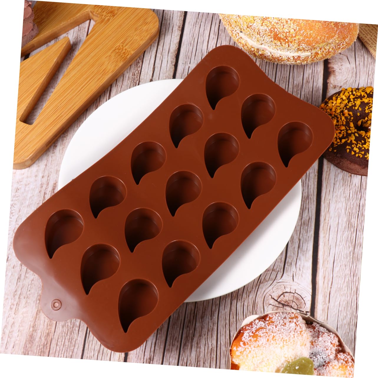 MAGICLULU 6pezzi Stampo Silicone Creativo Per Cioccolatini e Dolci Molds Multiuso Per Cucinare Colori Casuali Utensili Da Forno Flessibili e Antiadherenti Per Biscotti e Fondant