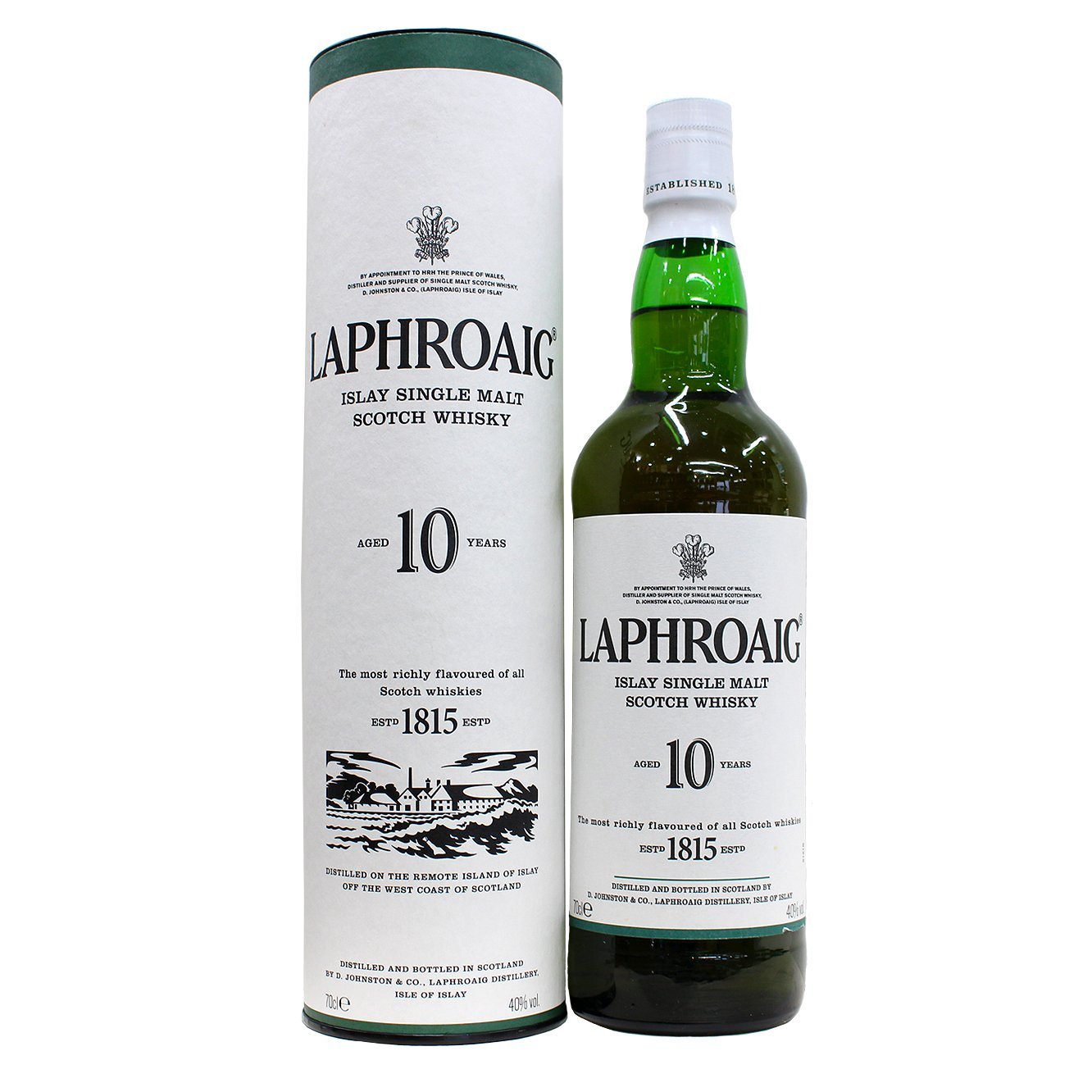 Amazon.co.jp: シングルモルト ラフロイグ 10年 40度 700ml［並行輸入 