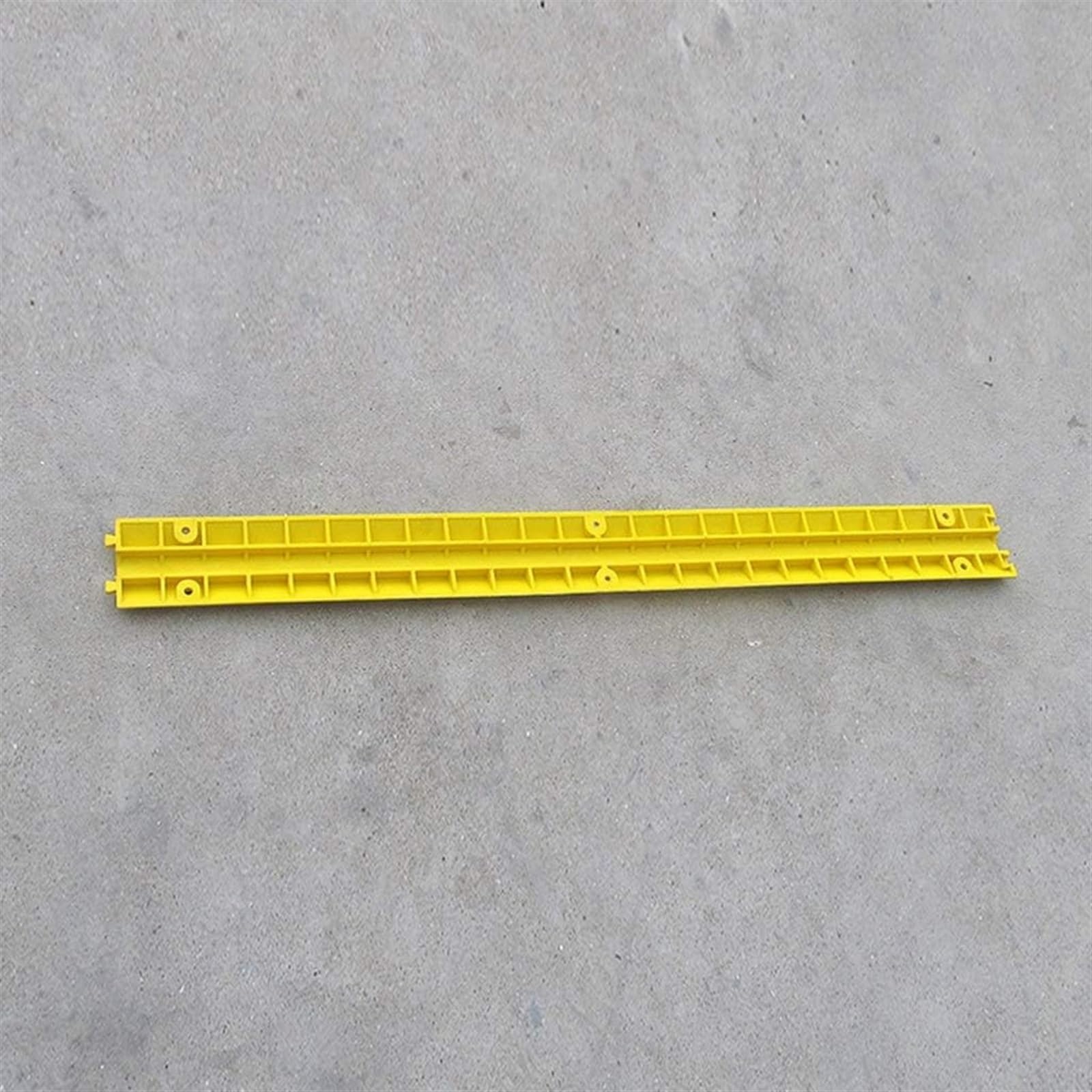 Copertura per Cavi da Pavimento Piccola A 1 Canale, 1 Pezzo, Protezione per Cavi da Interni, Rampa di velocità in Gomma per Cavi per Ufficio E Magazzino.Yellow-100x12.5x1.7cm/39x5x1in