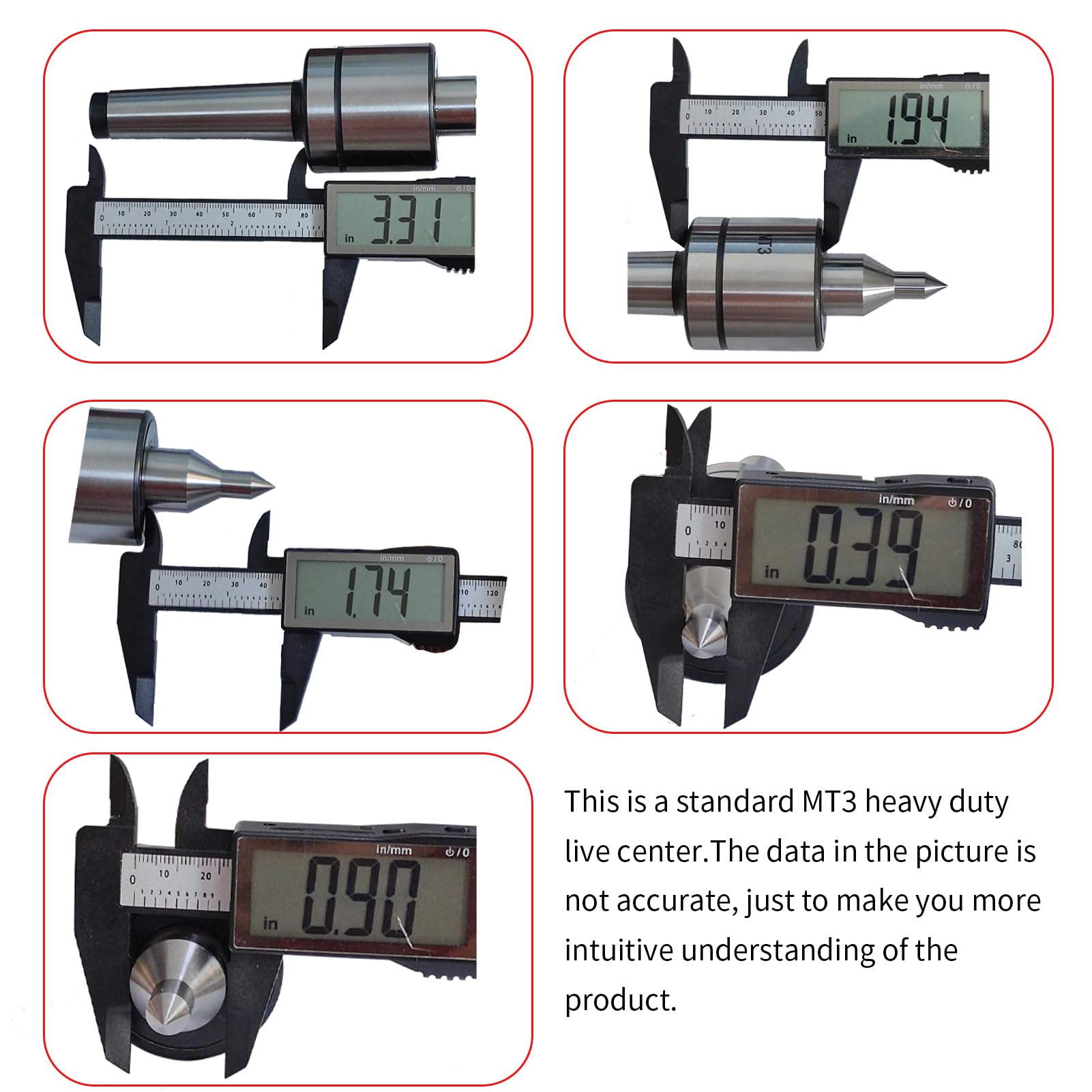 MT3 Live Center - 60° Triple Bearing -3