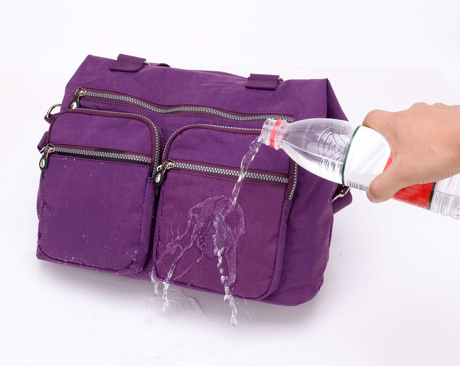 Casual Borsa a mano da Donna con Tracolla Borse a Spalla Messenger per le Signore Grigio